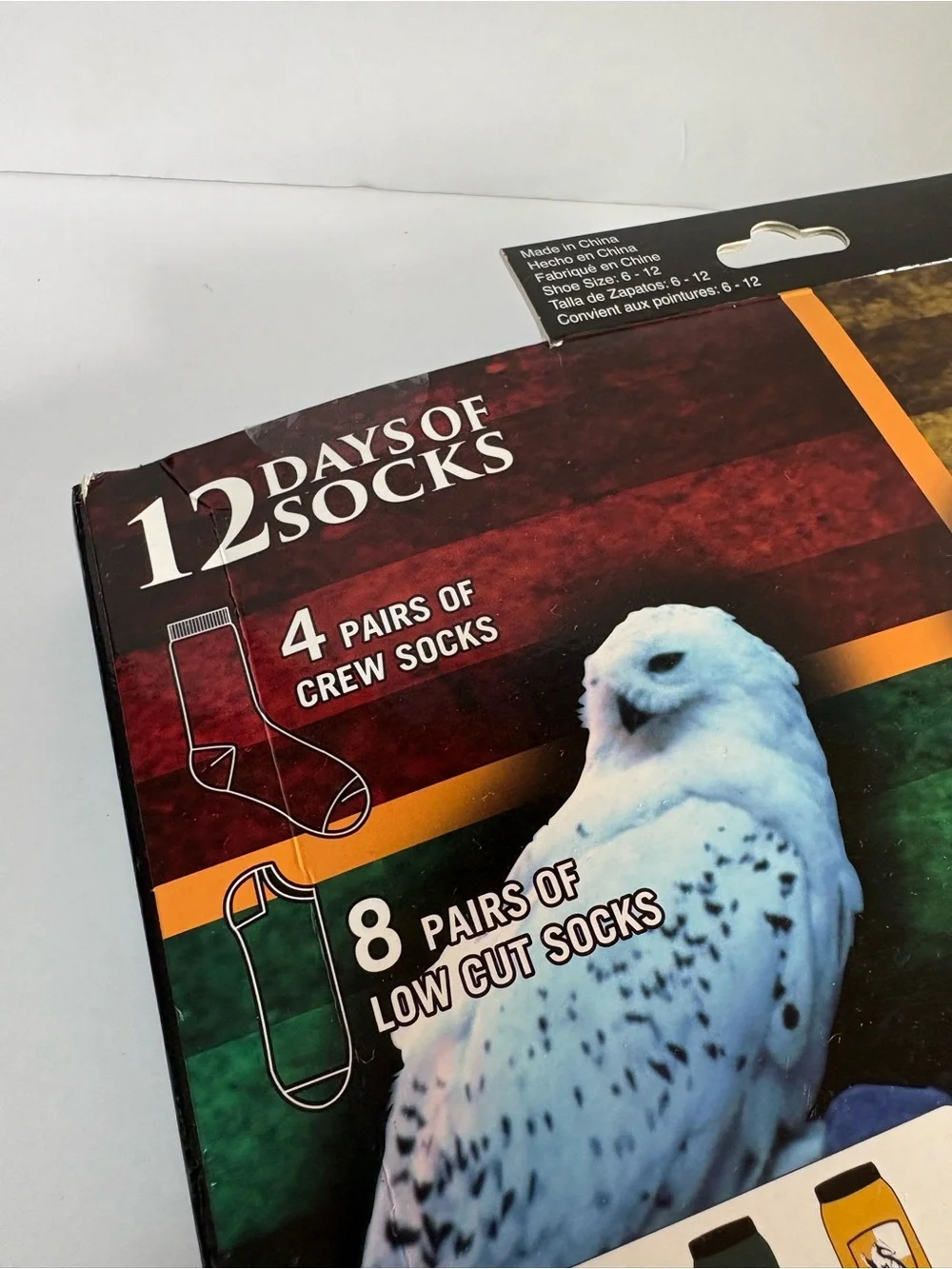 NWT Harry Potter 12 Days Of Socks Gift Set